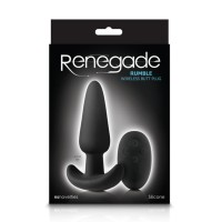 .Renegade Rumble Wireless Vibrating Butt Plug Black